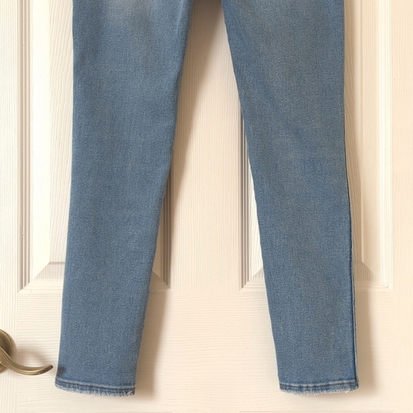 Madewell Classic 10"‎ High Rise Medium Wash Ankle Cropped Skinny Jeans Blue 25 - Picture 6 of 15